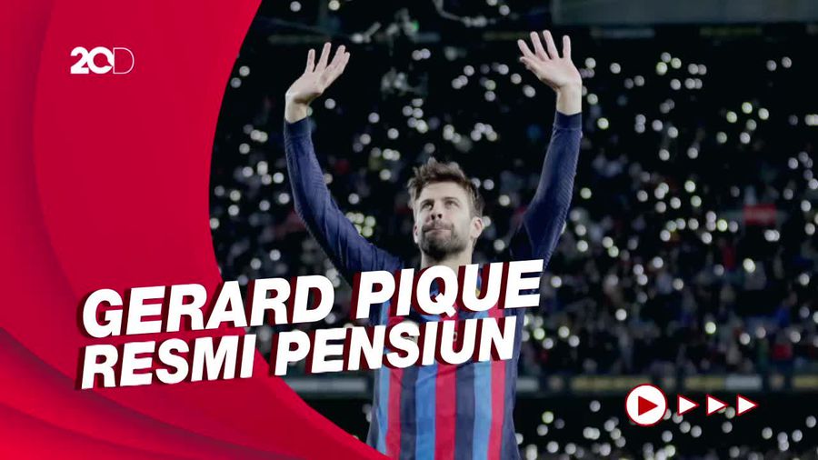 Barcelona Menang, Laga Perpisahan yang Manis untuk Gerard Pique!