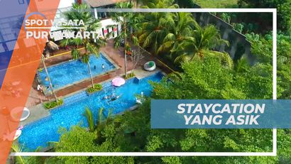 Berenang Penuh Keseruan di Sela-sela Staycation, Purwakarta