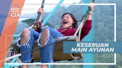 Ayunan Bukan Sembarang Ayunan, Butuh Nyali Tinggi, Cianjur