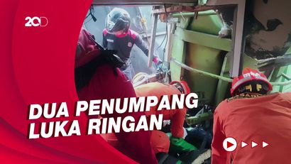 Bus Maju Lancar Tabrak Truk Parkir, Satu orang Tewas Tergencet