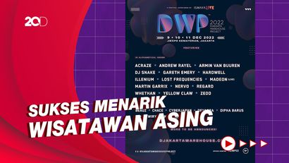 Antusias Penonton DWP 2022 Tinggi, 14 Ribu WNA Siap Pesta di Jakarta