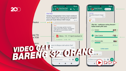 Fitur Baru Grup WhatsApp, Kini Bisa Bikin Polling