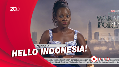Momen Spesial! Lupita Nyongo Black Panther: Wakanda Forever Sapa Indonesia