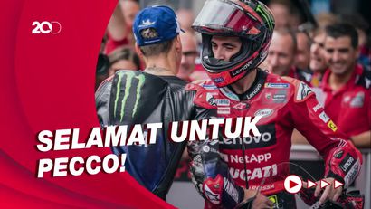 Respek! Pelukan Quartararo untuk Bagnaia