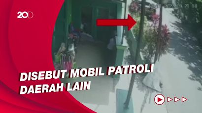 Terekam CCTV, Mobil Patroli Polisi Kabur Usai Tabrak Pemotor di Parepare