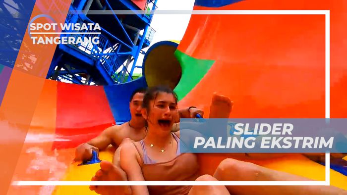 Uji Nyali, Mencoba Wahana Slider Paling Ekstrim yang Menantang, Tangerang