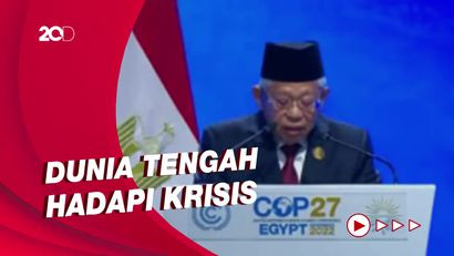KTT COP27 Mesir, Wapres Maruf Amin Tekankan Paradigma Kolaborasi