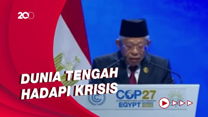 KTT COP27 Mesir, Wapres Maruf Amin Tekankan Paradigma Kolaborasi
