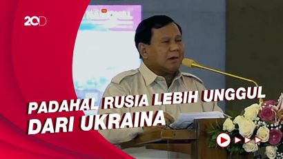 Prabowo Ungkap 5 Hal Kekalahan Serangan Udara Rusia dari Ukraina