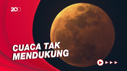 Penampakan Gerhana Bulan di Sejumlah Daerah di Indonesia