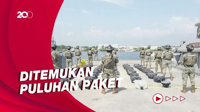 1,3 Ton Kokain Ditemukan Mengapung di Samudera Pasifik