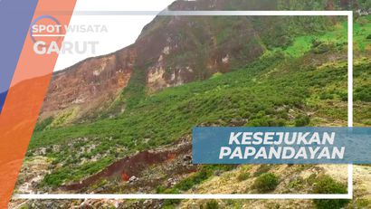 Sejuknya Suasana Perbukitan Gunung Papandayan, Garut