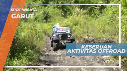 Melintasi Medan Terjal yang Menantang Bermain Offroad, Garut