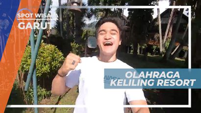 Awali Pagi Dengan Olah Raga Keliling Resort, Garut