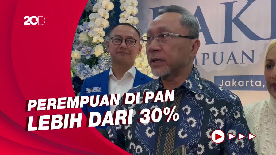 Rakernas PUAN, Zulhas Tegaskan Kesetaraan Gender di PAN