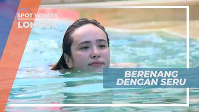 Seru-seruan Berenang di Kolam Renang Penginapan yang Nyaman, Lombok