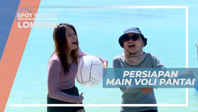 Bersiap Seru-seruan Bermain Voli Air, Lombok