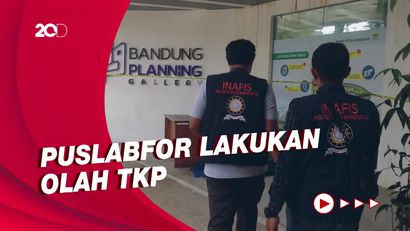 Puslabfor Selidiki Penyebab Kebakaran Kantor Bappelitbang Bandung