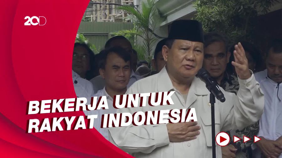 Prabowo: Saya Sangat Terhormat-Nyaman Bekerja Sama dengan Jokowi