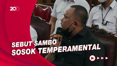 Saksi Aryanto Nilai Ferdy Sambo Sosok yang Temperamental