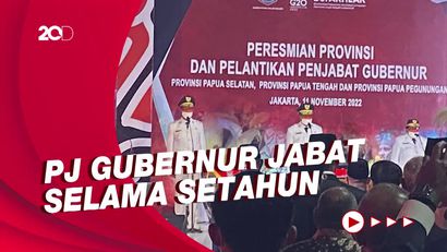 Tito Resmikan 3 Provinsi Baru di Papua dan Lantik Pj Gubernur