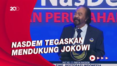 Paloh Bicara Ada Upaya Sistemik Mengadu Domba Jokowi dengan NasDem