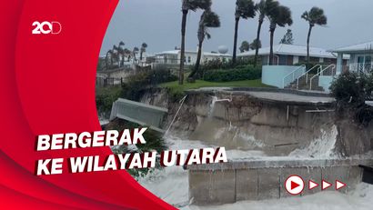 Pesisir Florida Hancur Dihajar Badai Tropis Nicole