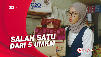 Suvenir Resmi KTT G20 Bali: Tas Kain Goni Kombinasi Kain Endek Bali