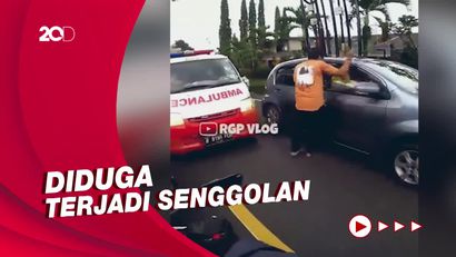 Viral Emak-emak Pemobil Halangi Ambulans Bawa Pasien di Puncak