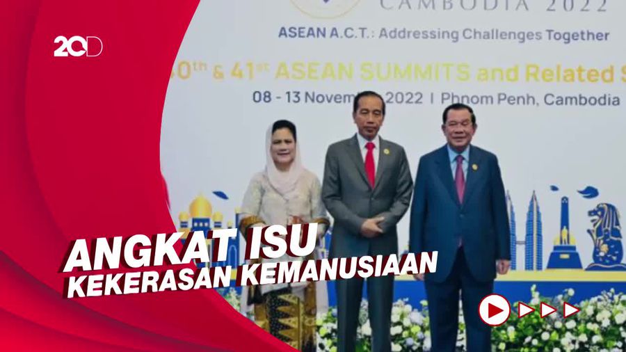Momen Jokowi Hadiri Pembukaan KTT ASEAN di Kamboja