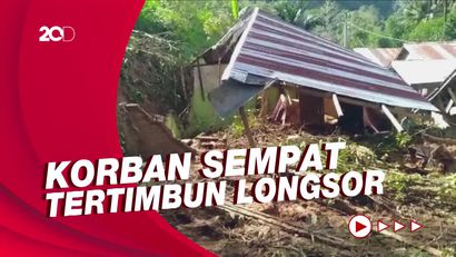 Longsor di Mamasa Sulbar, 1 Lansia Tewas-7 Dirawat