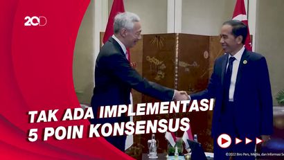 Kekecewaan Jokowi-PM Singapura Terhadap Junta Militer Myanmar 