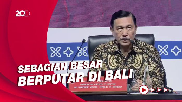 Luhut Sebut KTT G20 Beri Kontribusi Ekonomi ke RI Rp 7,5 Triliun