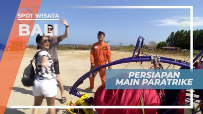 Bersiap Pacu Adrenalin Mencoba Olahraga Paratrike, Bali