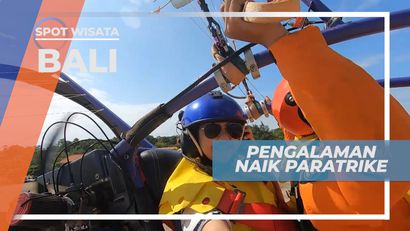 Pengalaman Seru Berputar-putar di Udara Dengan Paratrike, Bali
