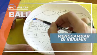 Berkreasi di Atas Keramik Dengan Warna-warni yang Cantik, Bali