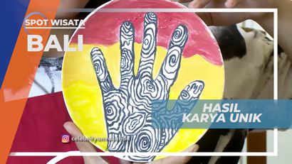 Hasil Karya Artistik di Atas Keramik yang Cantik, Bali