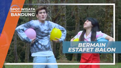 Seru-seruan Bermain Games Estafet Balon, Bandung