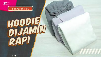KuTips: 3 Trik Praktis Melipat Hoodie, Dijamin Rapi!