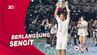 Raffi Ahmad Sukses Kalahkan Desta di Tiba Tiba Tenis 2022