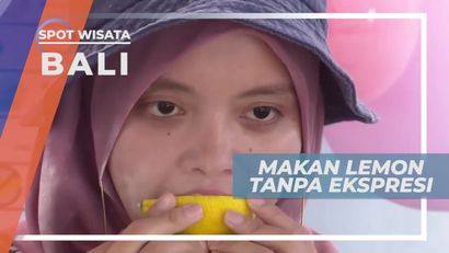 Makan Lemon Tanpa Ekspresi, Tantangan Lucu di Bali
