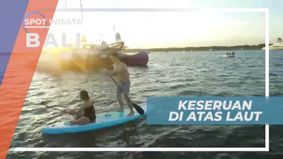 Keseimbangan, Kunci Bermain Paddle Board, Bali