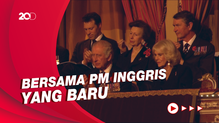 Raja Charles dan Camilla Hadir di Acara Tahunan Korban Perang Inggris