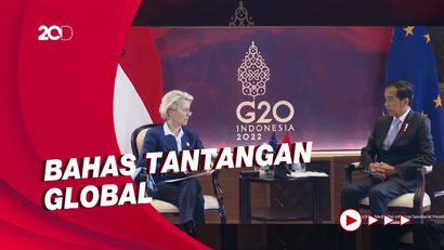 Jokowi Temui Presiden Komisi Eropa Jelang Puncak KTT G20