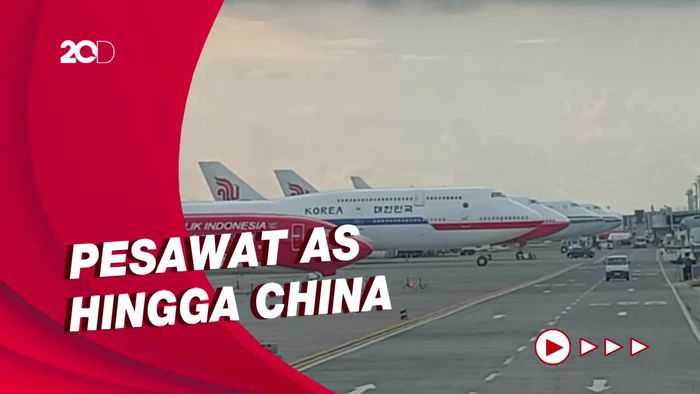 Intip Pesawat Para Pemimpin Negara G20 yang Tiba di Bali