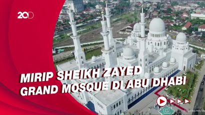 5 Fakta Masjid Sheikh Zayed Solo Hadiah untuk Jokowi