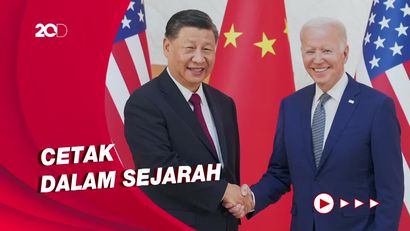 Jabat Tangan Biden dan Xi Jinping di KTT G20 Bali