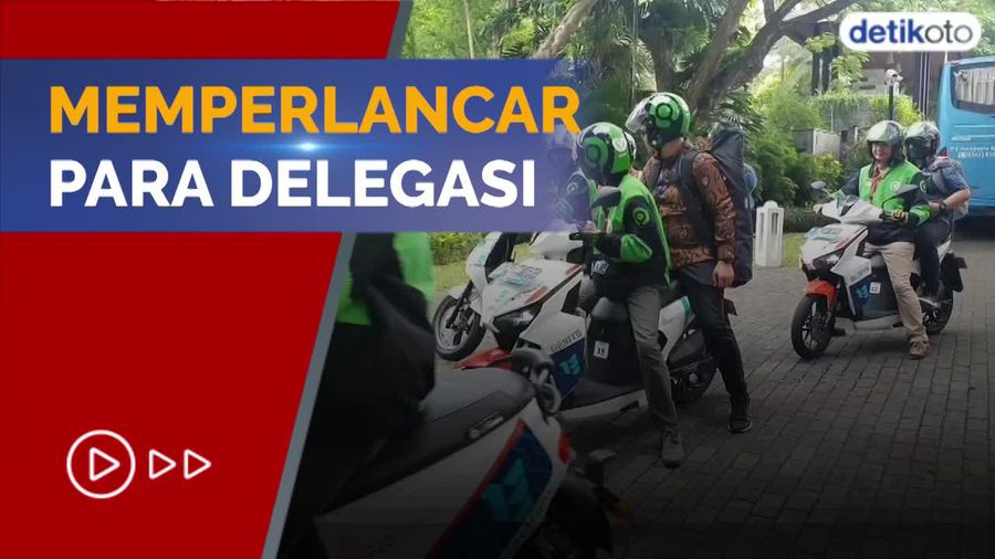Ojek Motor Listrik Layani Tamu KTT G20 Bali