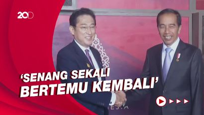 Usai Bertemu Biden, Giliran Jokowi Sapa PM Jepang di KTT G20 Bali