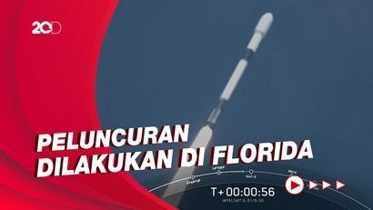 Detik-detik SpaceX Luncurkan Satelit Komunikasi Intelsat